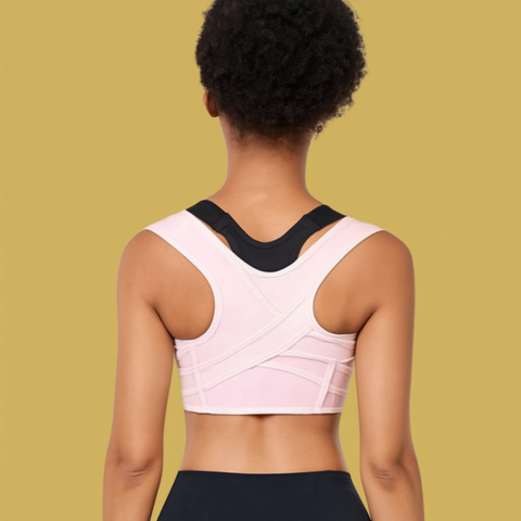 Correcteur de posture discret pour femmes | Soutien dorsal et soulagement cervical