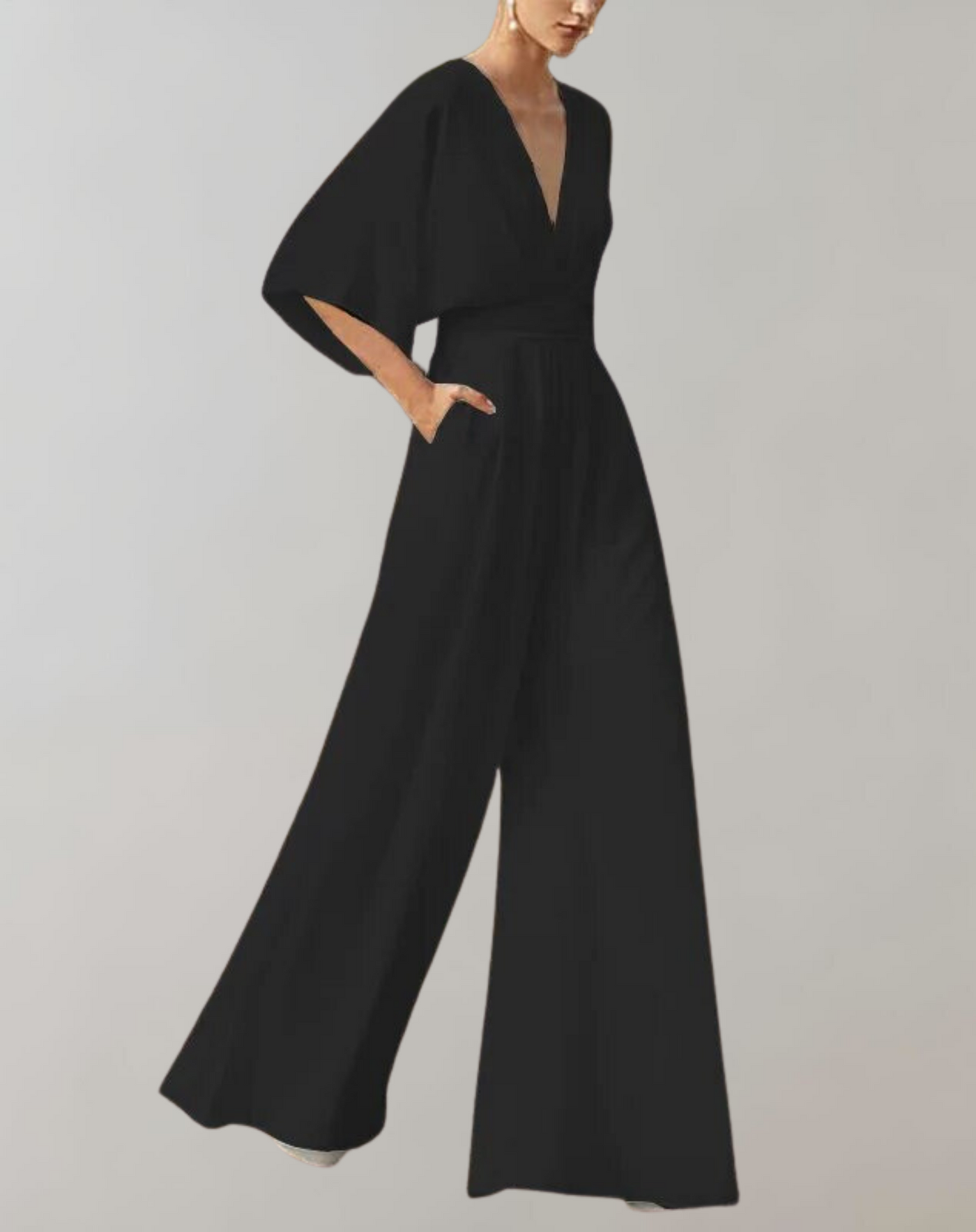 Combinaison élégante à jambes larges pour femmes | Chic