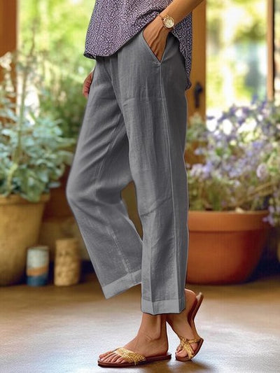 Pantalon de lin pour femme | Baggy