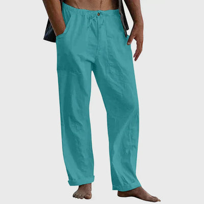 Pantalon de lin décontracté pour hommes | Travail