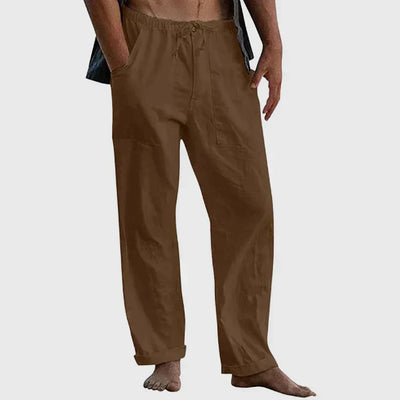 Pantalon de lin décontracté pour hommes | Travail