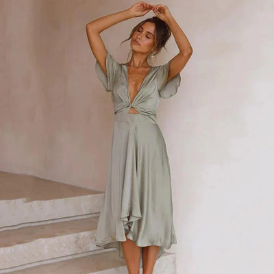 Women’s Vintage Fluid Dress | Maxi