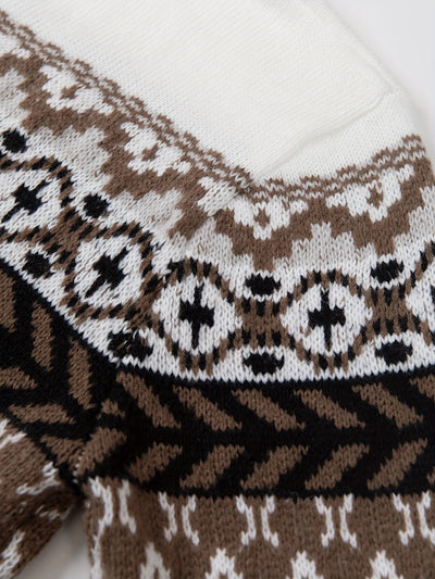 Luca - Pull d'hiver à motif nordique