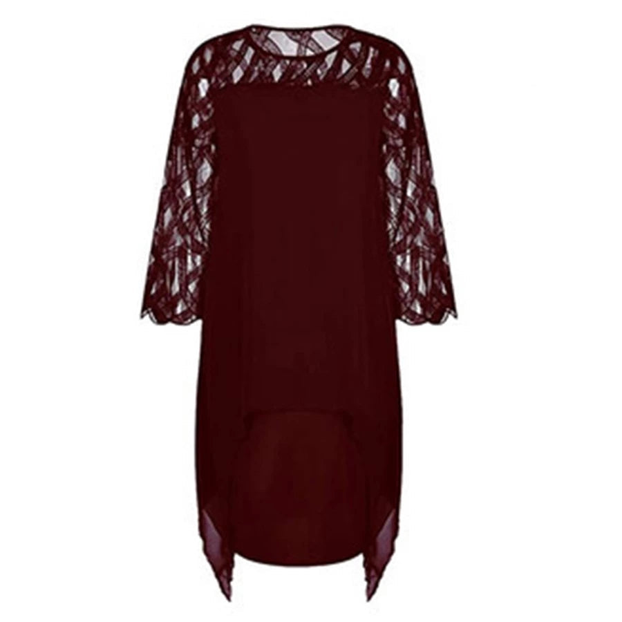 Robe à fleurs pour femmes de taille supérieure | Midi