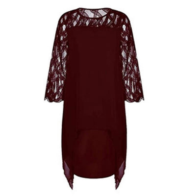 Robe à fleurs pour femmes de taille supérieure | Midi