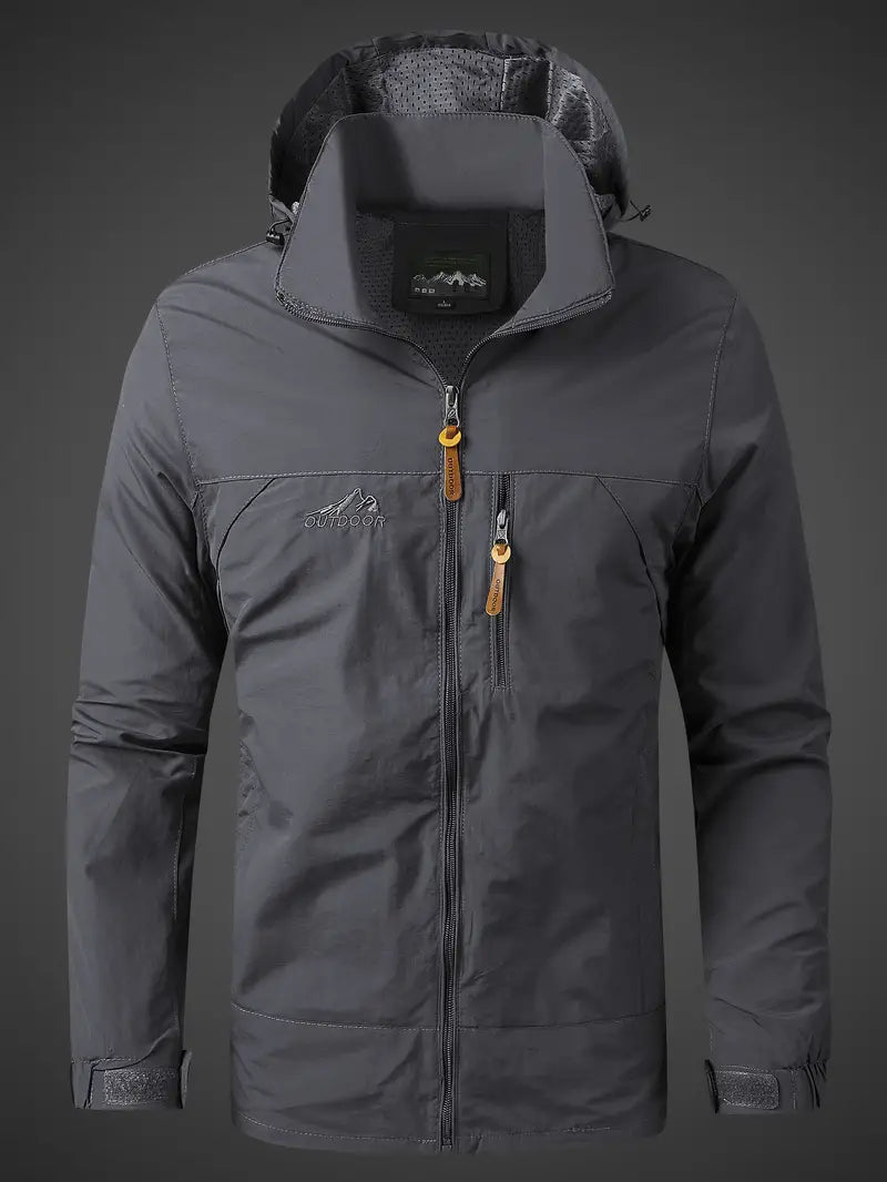 Veste d'extérieur coupe-vent pour homme | Imperméable