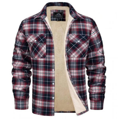 Gaston | Veste doublée en polaire pour hommes | Plaid