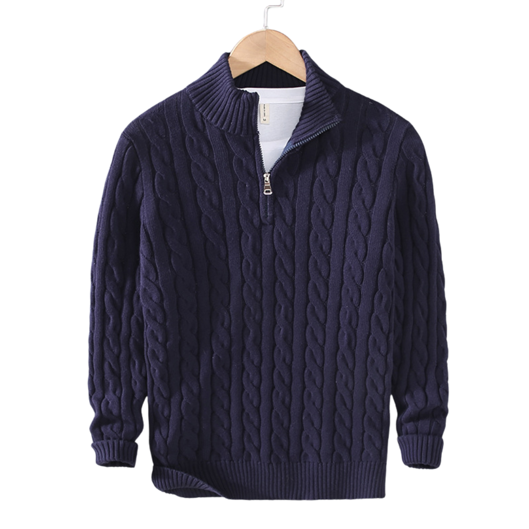 Chandail semi-fermé pour hommes | Chaud