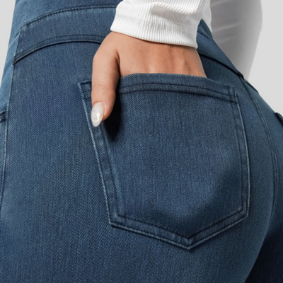 Pantalon confortable à taille haute pour femme | Baggy