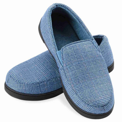 Mocassins chauds à carreaux pour hommes | Support