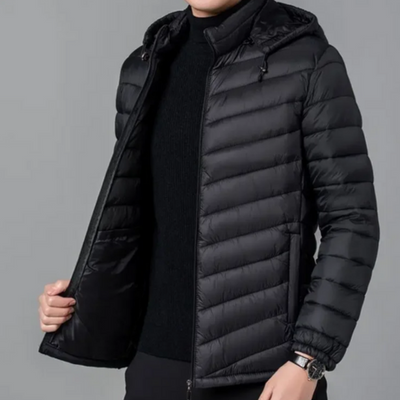 Veste légère et matelassée à capuche pour homme | Hiver