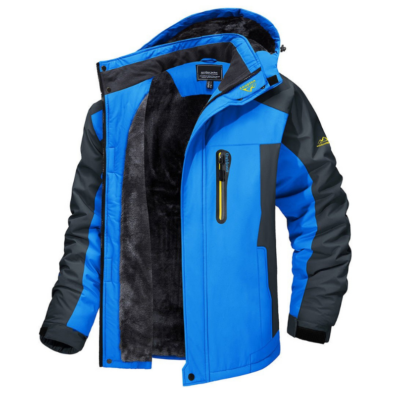 Veste d'hiver imperméable et isolée pour hommes | Chaude