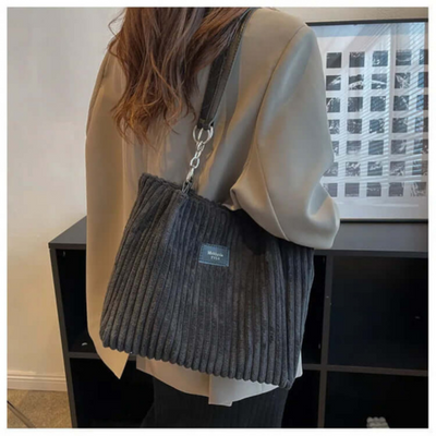 Sac élégant en velours pour femme | Sac à bandoulière