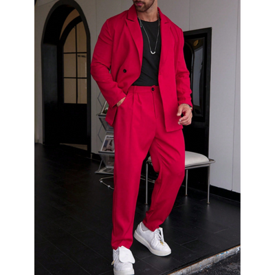Costume slim fit pour homme | Ensemble deux pièces