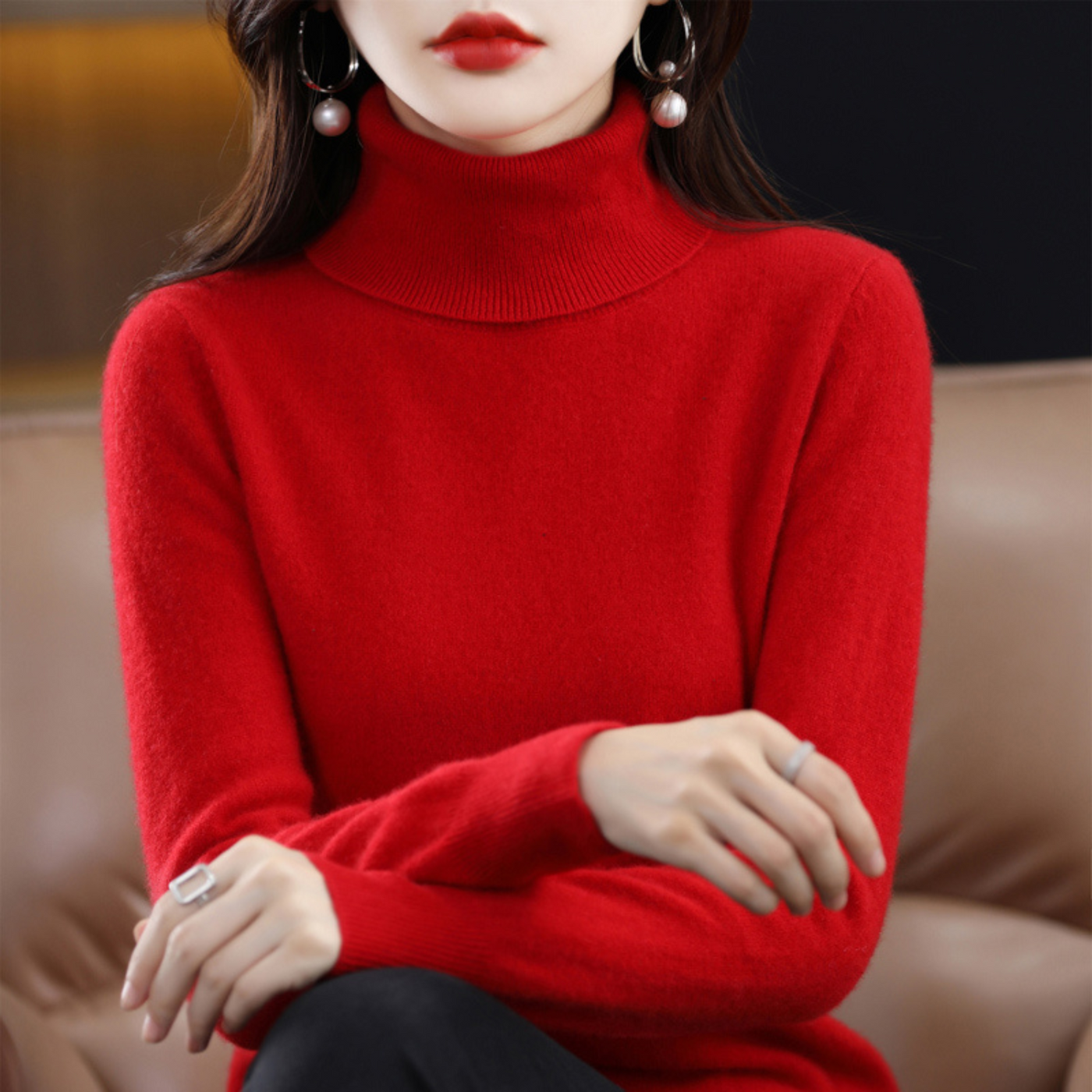 Athena | Pull à col roulé pour femmes | Chaud
