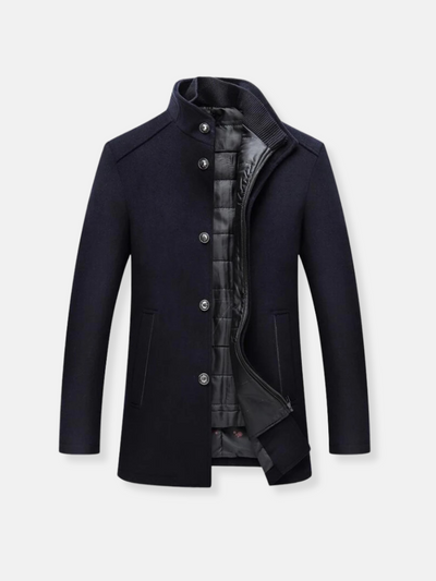 Trench-coat en laine pour hommes | Hiver