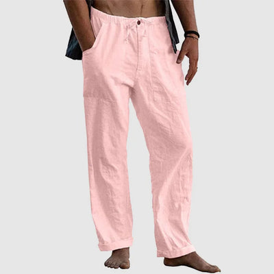 Pantalon de lin décontracté pour hommes | Travail