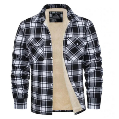 Gaston | Veste doublée en polaire pour hommes | Plaid