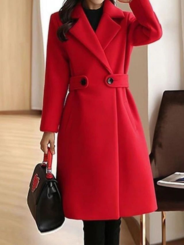 Lou | Manteau d'hiver élégant pour femmes | Long