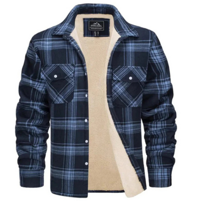 Gaston | Veste doublée en polaire pour hommes | Plaid