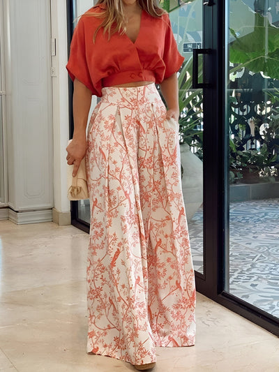 Ensemble deux pièces d'été élégant pour femmes | Chic