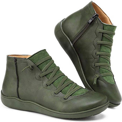 Bottes en cuir décontractées pour femmes | Hiver