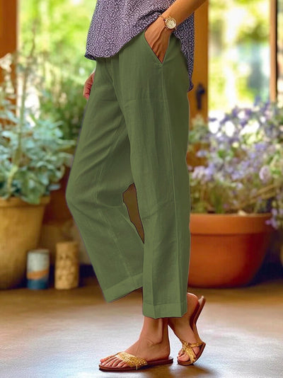 Pantalon de lin pour femme | Baggy