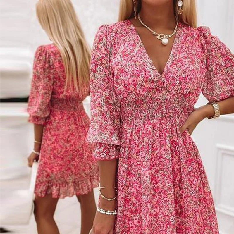 Robe Bohémienne Élégante et Confortable pour Femme | Midi