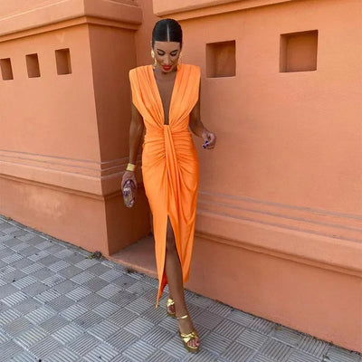 Robe de soirée glamour pour femme | Maxi