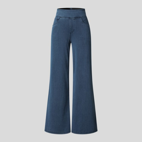 Pantalon confortable à taille haute pour femme | Baggy