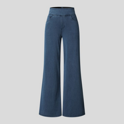 Pantalon confortable à taille haute pour femme | Baggy