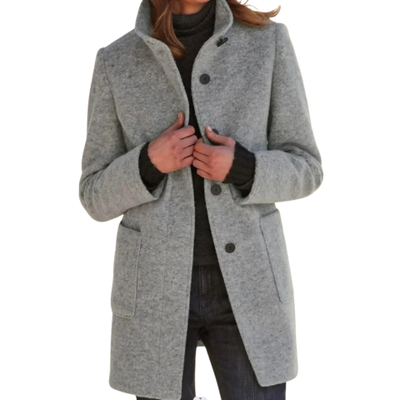 Manteau rembourré boutonné pour femme | Hiver