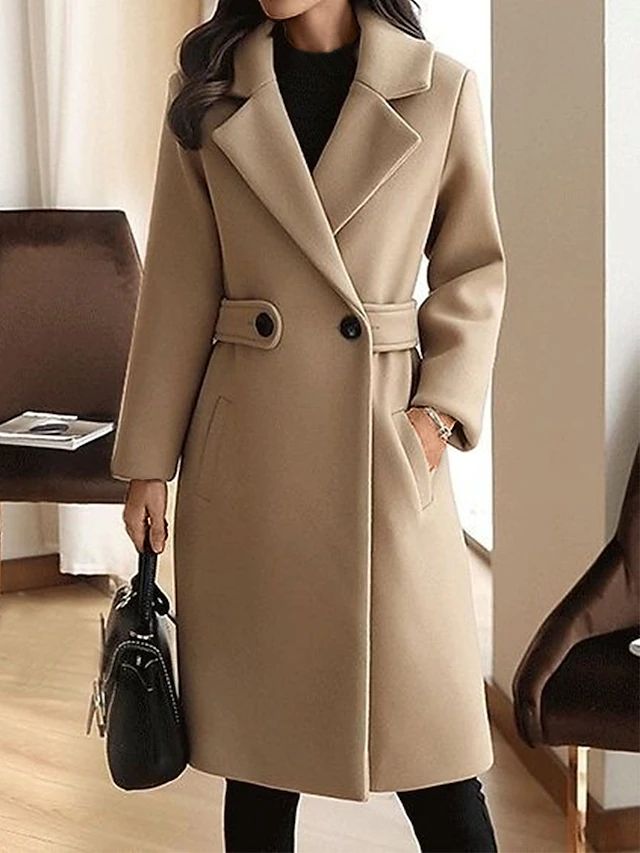 Lou | Manteau d'hiver élégant pour femmes | Long