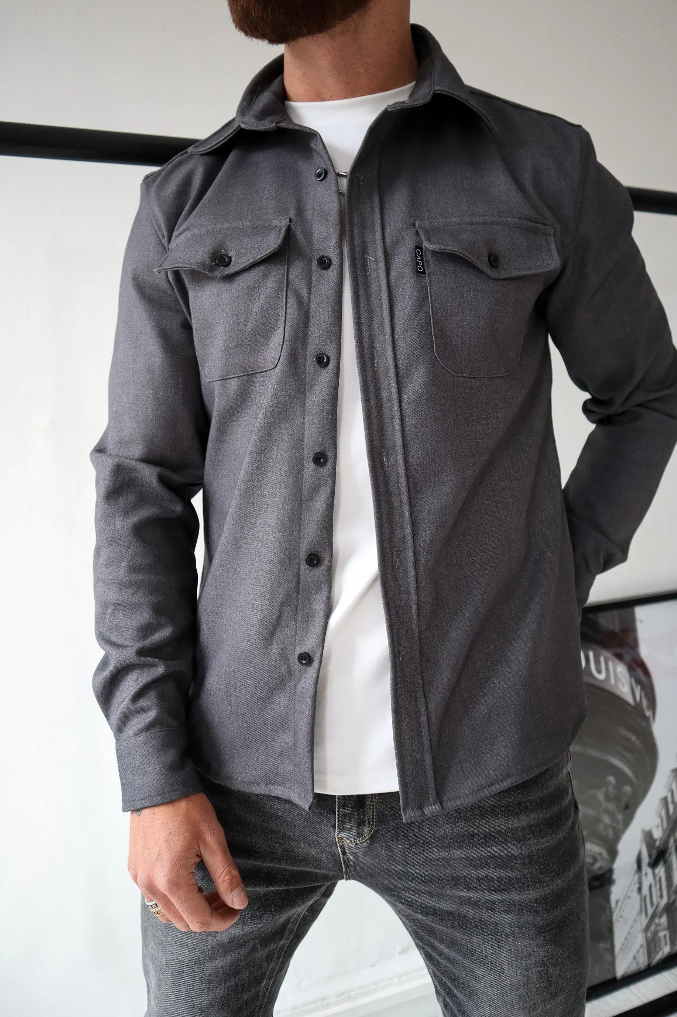 Veste de chemise moderne pour hommes | Chaud