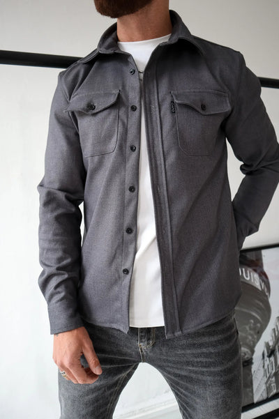 Veste de chemise moderne pour hommes | Chaud