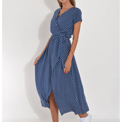 Robe élégante en ligne A pour femmes | Maxi