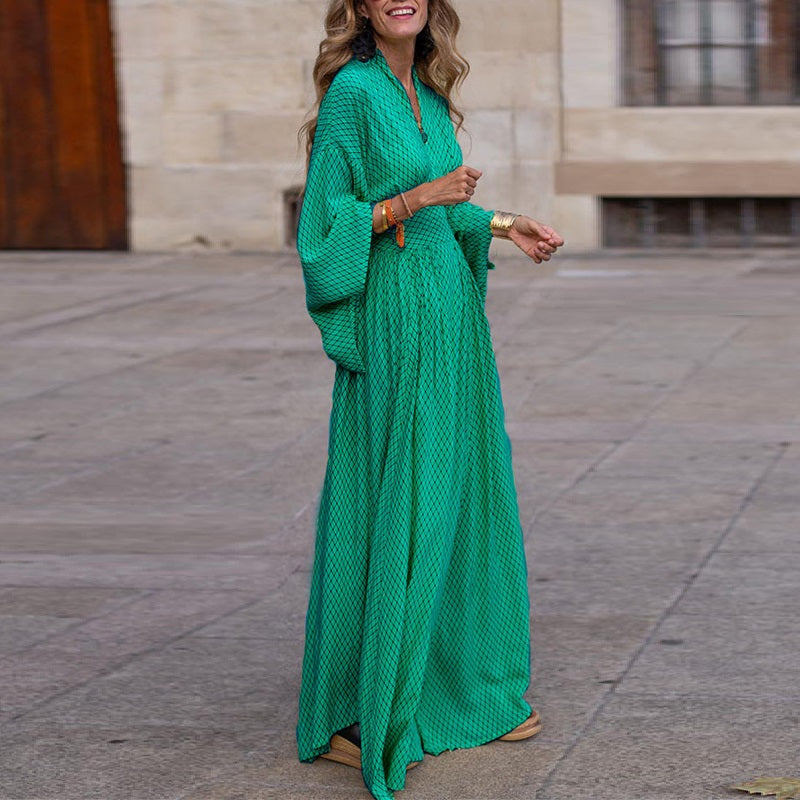 Robe longue fluide et légère pour femmes | Maxi