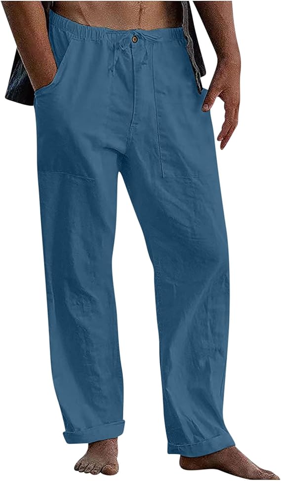 Pantalon de lin décontracté pour hommes | Travail