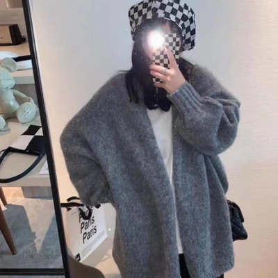 Brooklyn | Cardigan à inserts vintage pour femmes | Chaud