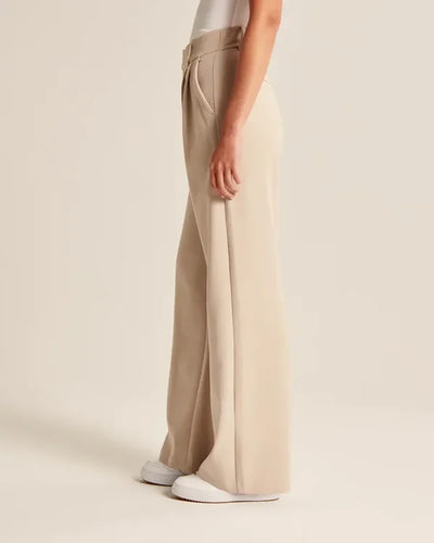 Pantalon élégant à pinces pour femmes | Travail