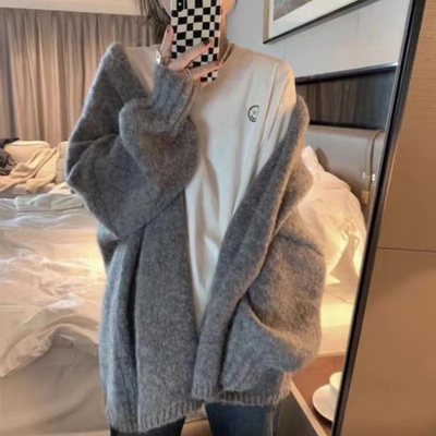 Brooklyn | Cardigan à inserts vintage pour femmes | Chaud