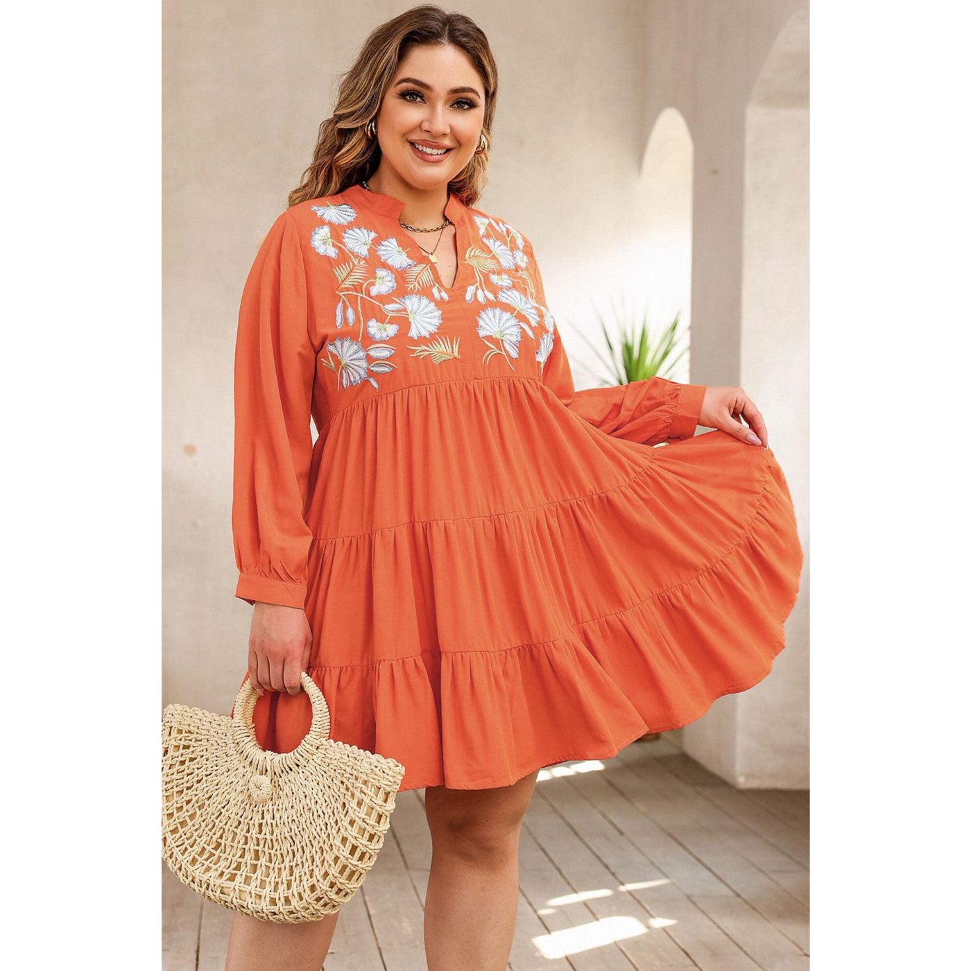 Angelique | Robe brodée pour femme | Bohème