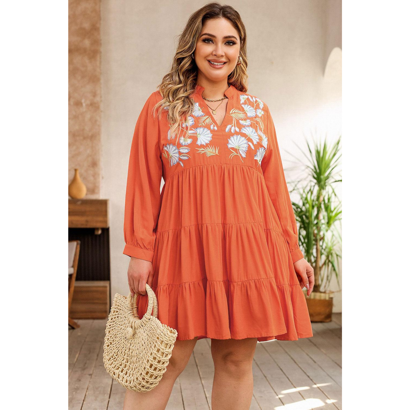 Angelique | Robe brodée pour femme | Bohème