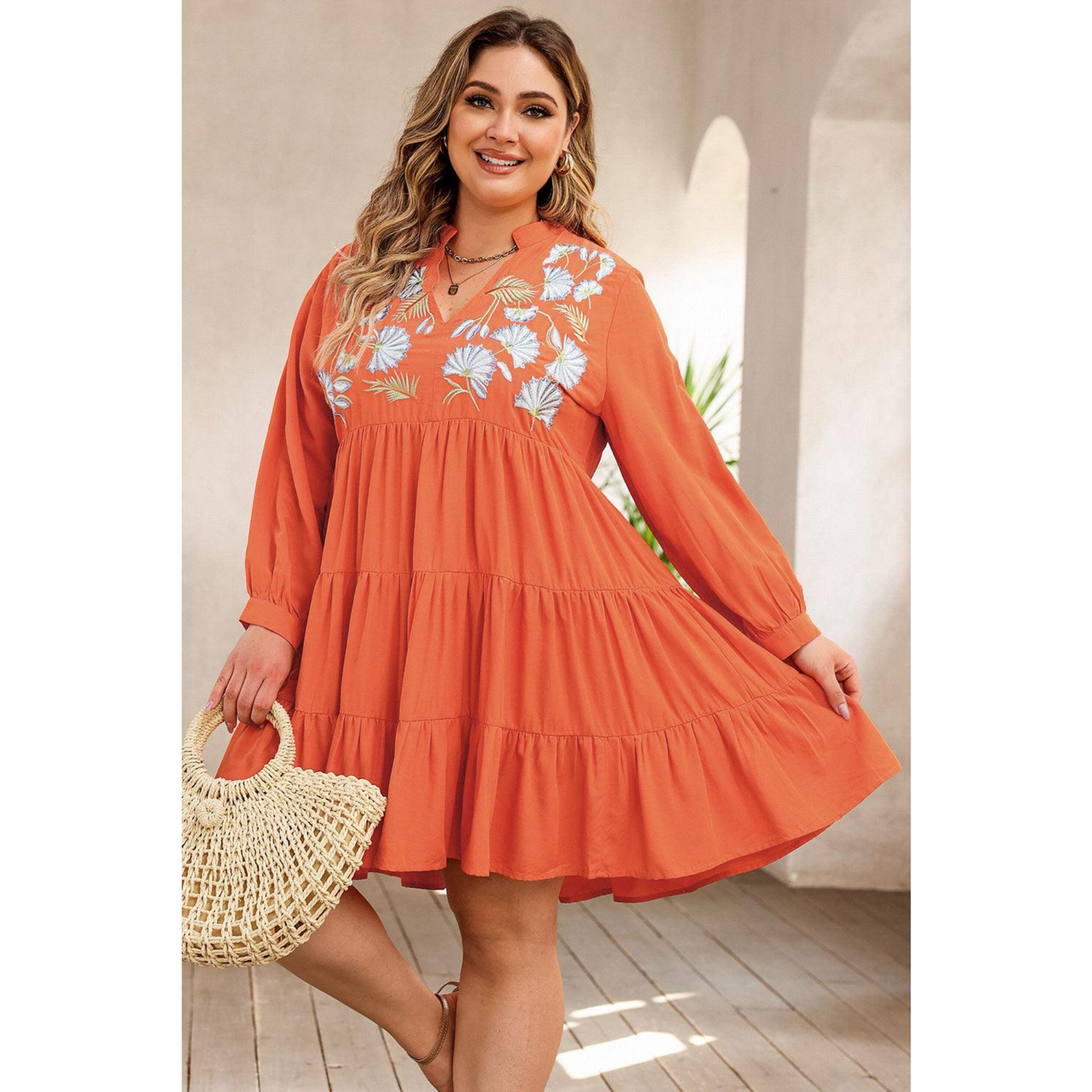 Angelique | Robe brodée pour femme | Bohème