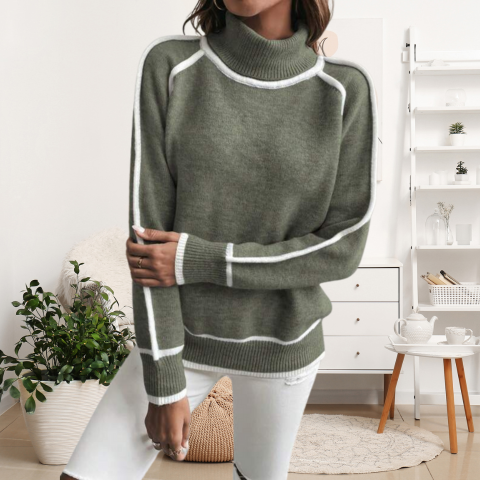 Alira | Pull à col roulé pour femme | Chaud