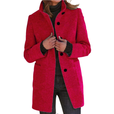 Manteau rembourré boutonné pour femme | Hiver