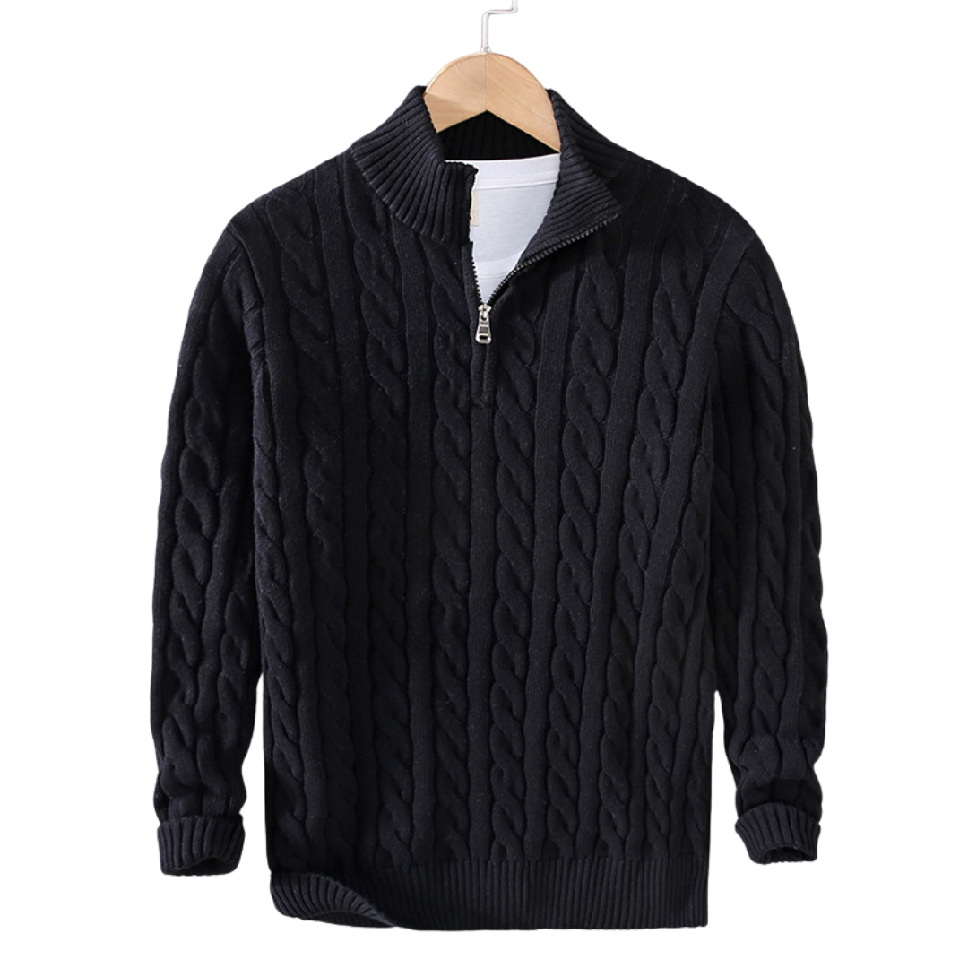 Chandail semi-fermé pour hommes | Chaud