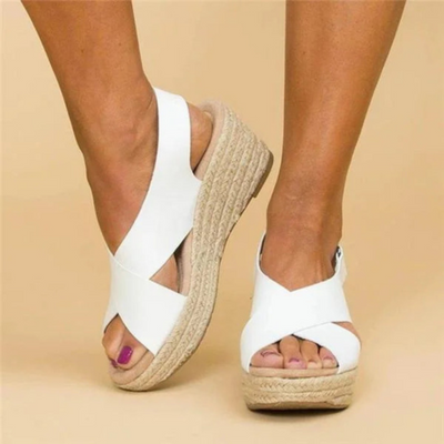 Sandales compensées d'été pour femmes | Confort