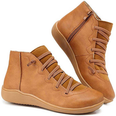 Bottes en cuir décontractées pour femmes | Hiver