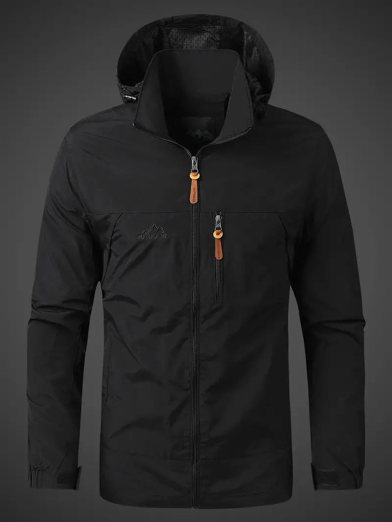 Veste d'extérieur coupe-vent pour homme | Imperméable